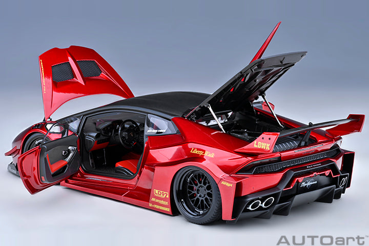 AUTOart 1:18 Liberty Walk LB Silhouette Works Huracan GT Red