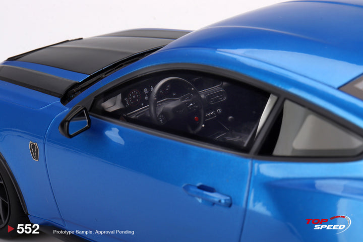 Topspeed 1:18 Ford Mustang Dark Horse 2024 Grabber Blue TS0552