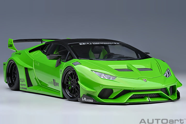 AutoArt 1:18 Liberty Walk LB Silhouette Works Huracan GT Pearl Green