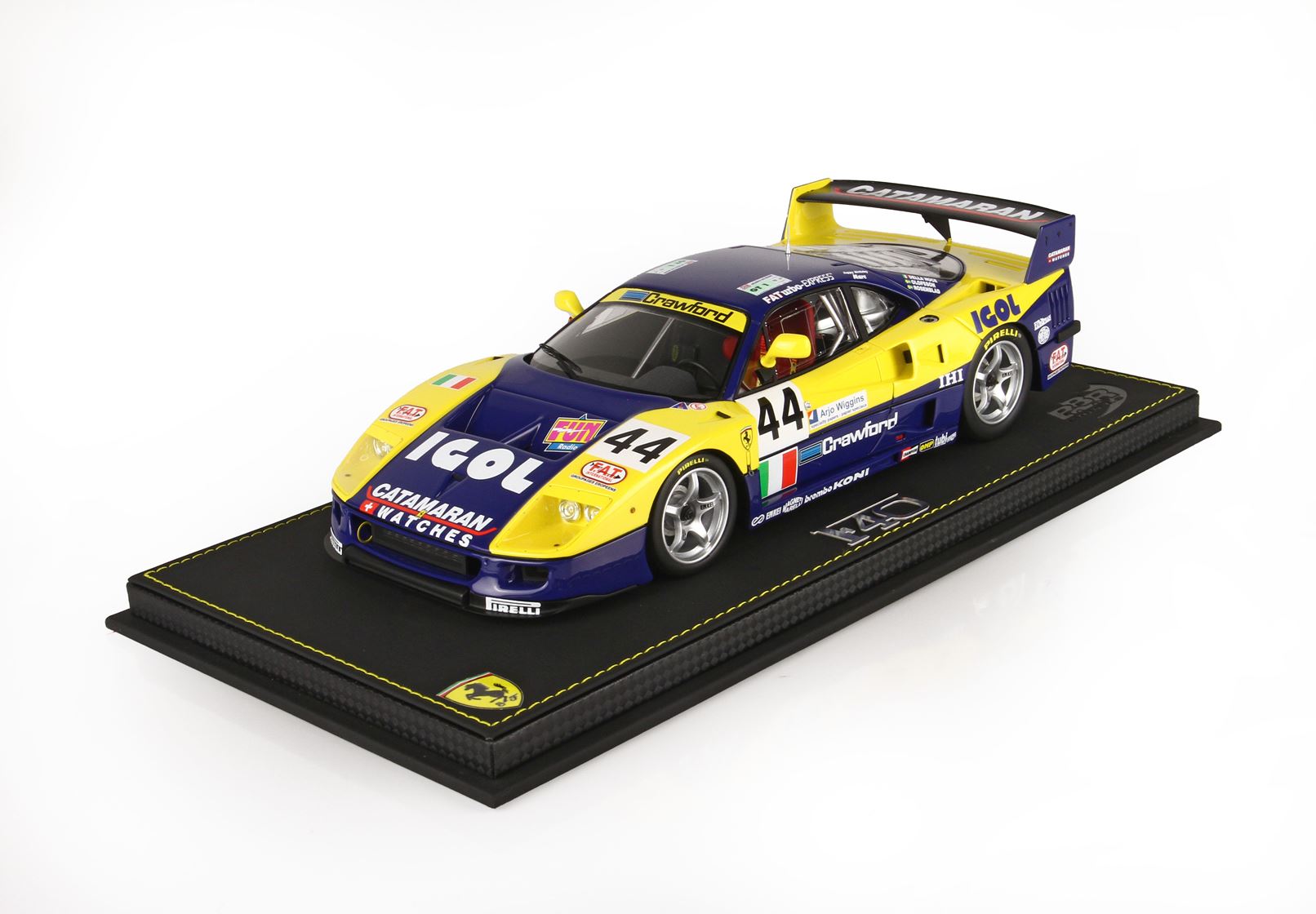 【稀少品】EIDOLON / FERRARI F40 LM Test Car Amazon | 1/43 Make Up Ferrari F40 LM Test Monza 1989 EM025