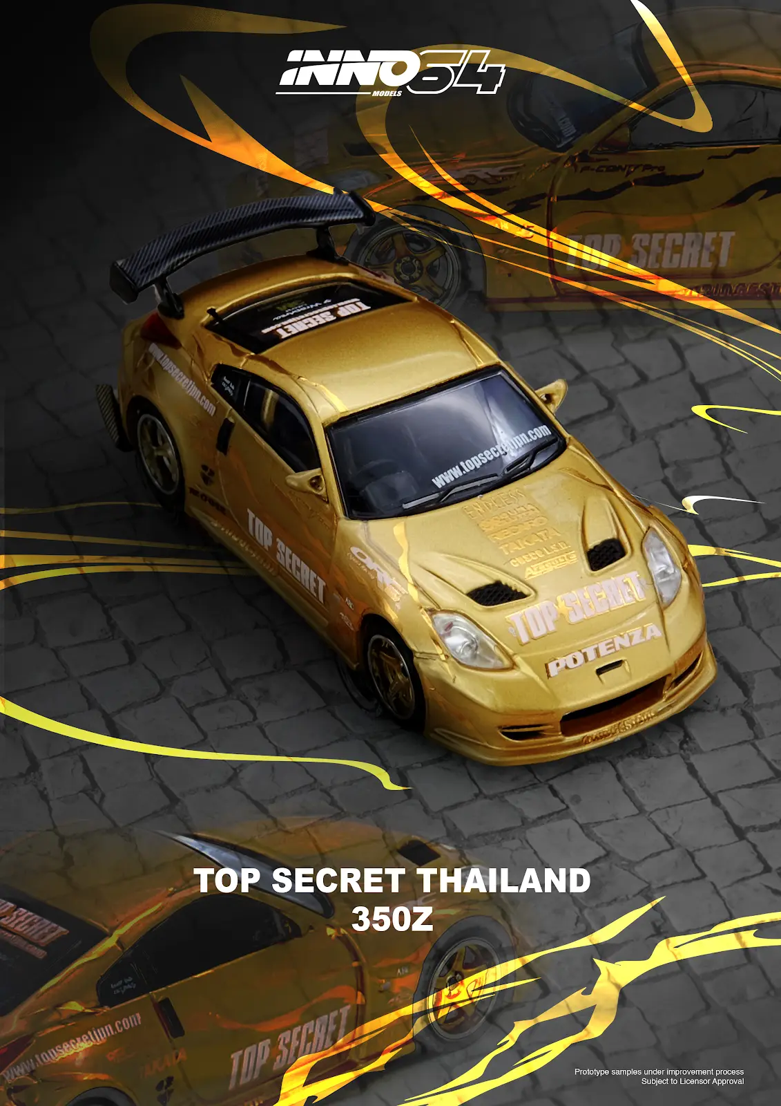 Preorder] Inno64 1:64 NISSAN TOP SECRET THAILAND 350Z IN6-350ZTST