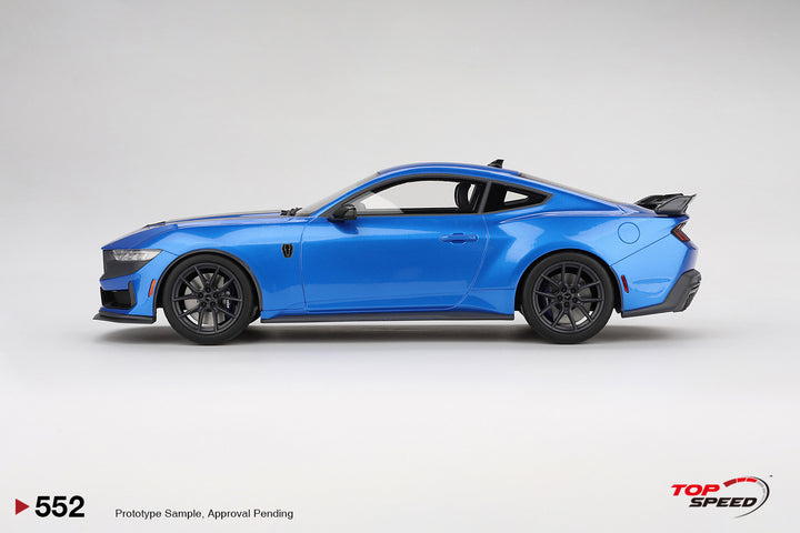 Topspeed 1:18 Ford Mustang Dark Horse 2024 Grabber Blue TS0552