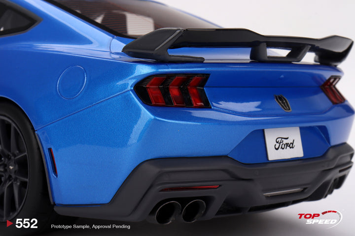 Topspeed 1:18 Ford Mustang Dark Horse 2024 Grabber Blue TS0552
