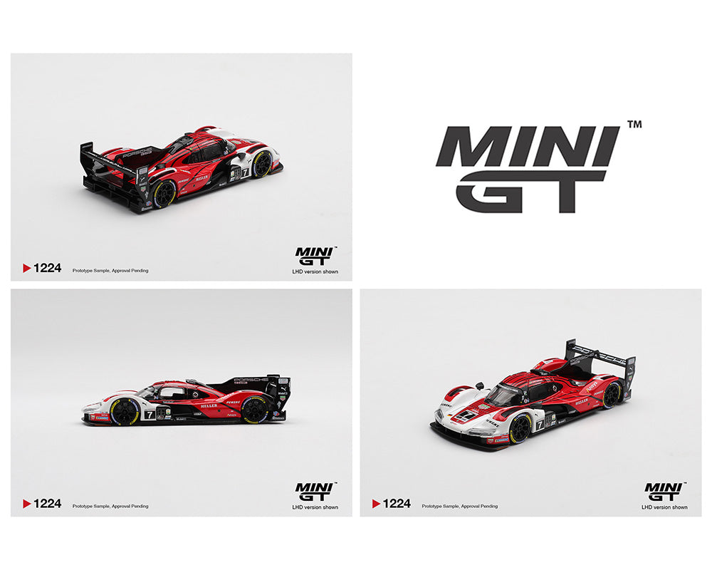 MINI GT 5台セット＋ブラーゴ1/24SF90 Mini GT 1:64 Porsche 963 Porsche Penske Motorsport 2023 24 Hrs of