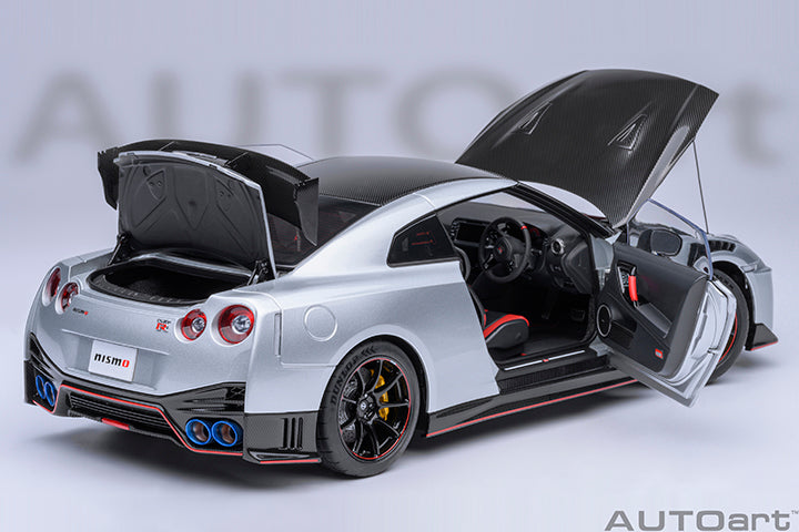 AUTOart 1:18 Nissan GTR R35 Nismo 2022 Special Edition in Ultimate Metal Silver 77503