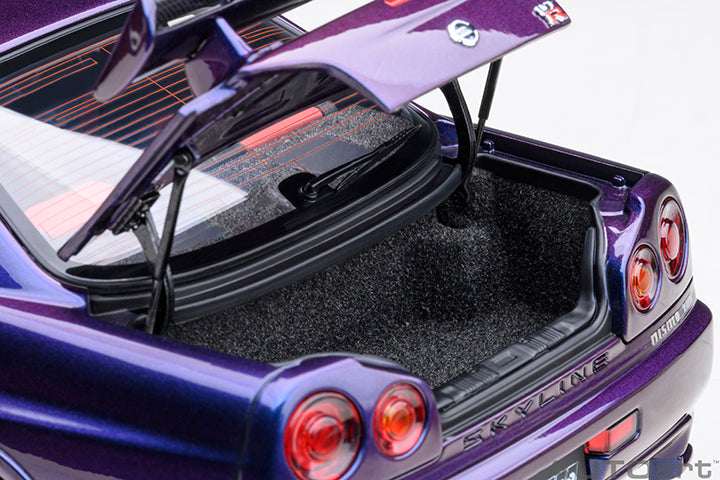 AUTOart 1:18 Nissan Skyline Nismo R34 GTR Z-Tune in Midnight Purple III 77464