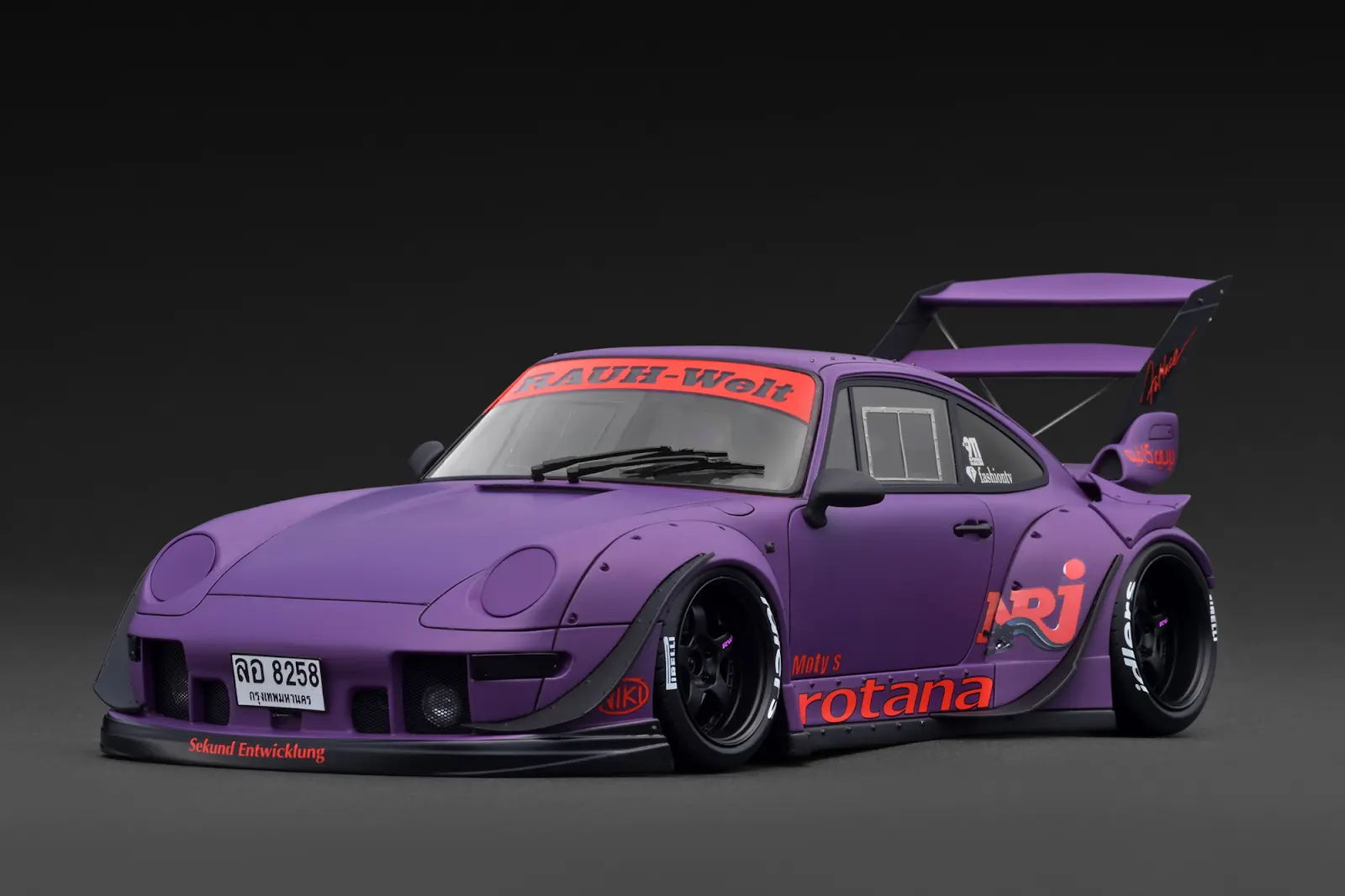 Preorder] Ignition Model 1:18 Porsche RWB 993 Matte Purple IG4035