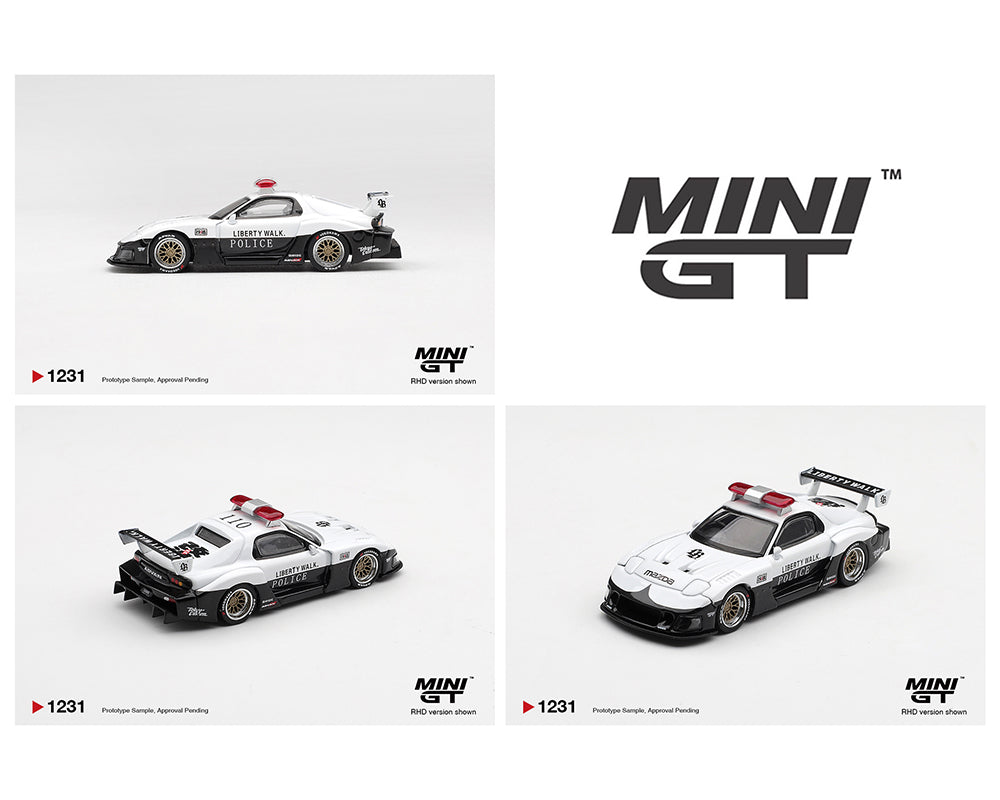 Preorder] Mini GT 1:64 MAZDA RX-7 LB-Super Silhouette Police