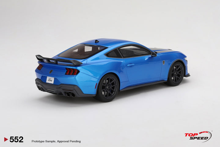 Topspeed 1:18 Ford Mustang Dark Horse 2024 Grabber Blue TS0552