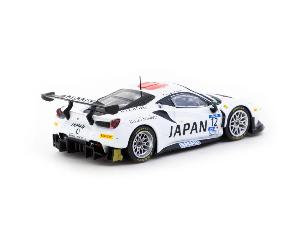 Tarmac Works 1:64 Ferrari 488 GT3 FIA GT Nations Cup 2018 Japan Exclusive T64-072-18GTN12
