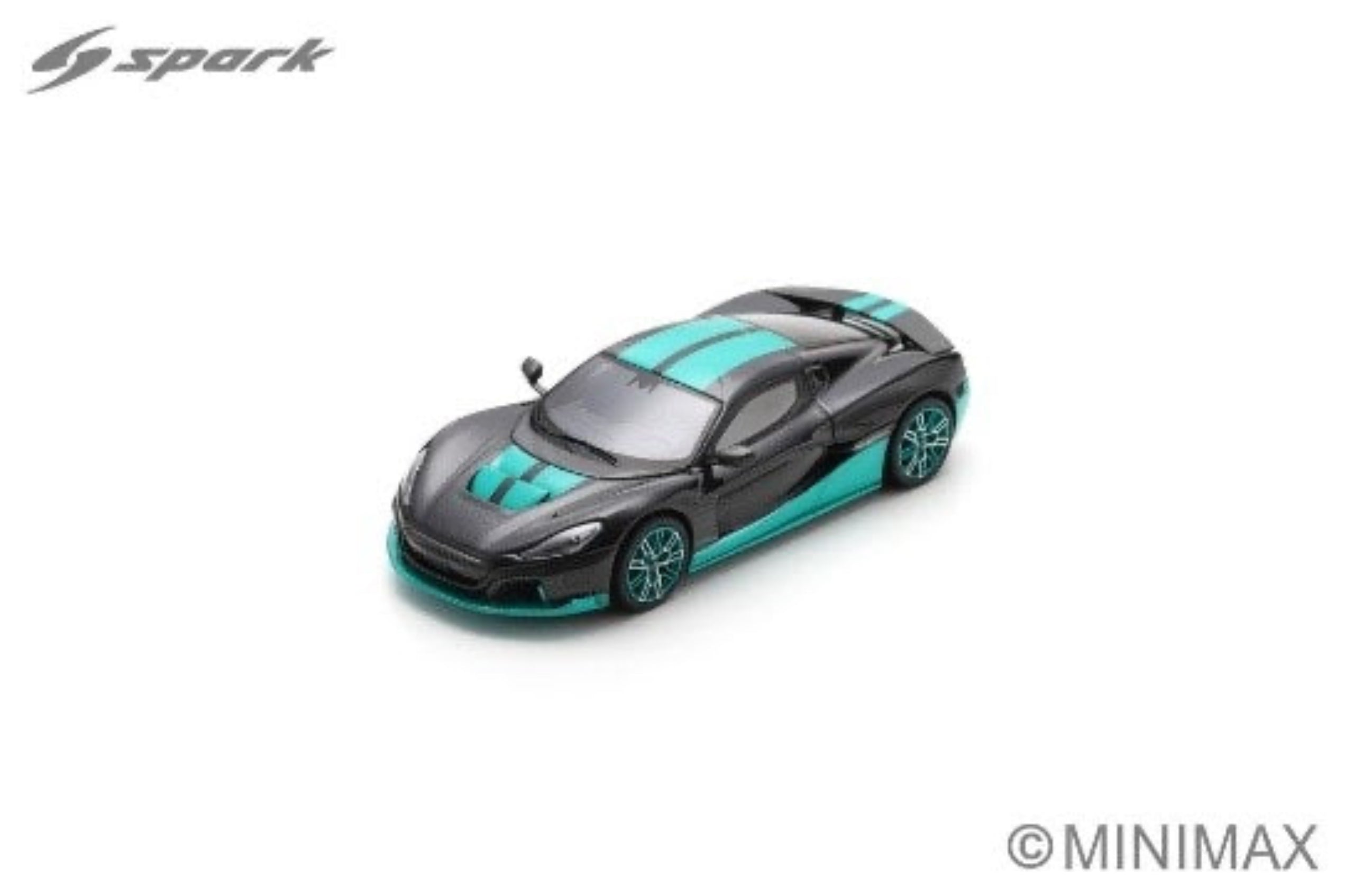 Preorder] Spark 1:43 Rimac Nevera Time Attack 2023 - Racing Green