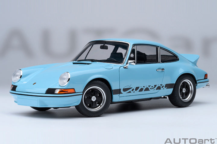 AUTOart 1:18 Porsche 911 Carrera 2.7 RS Gulf Blue/Black Stripes 78032