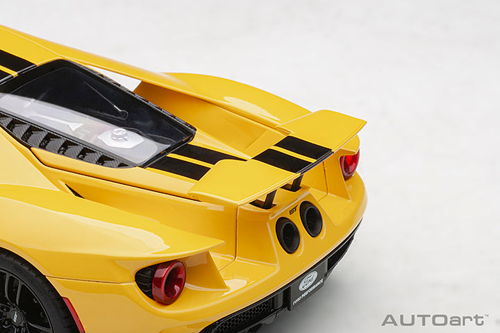 AUTOart 1:18 Ford GT 2017 Triple Yellow/Black Stripes