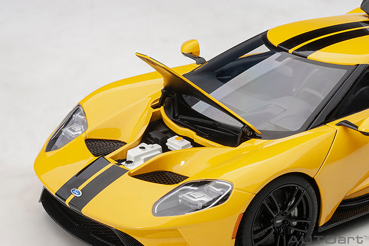AUTOart 1:18 Ford GT 2017 Triple Yellow/Black Stripes
