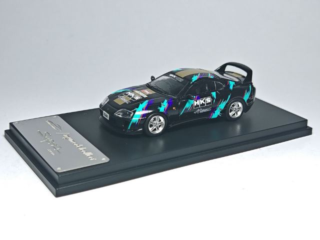 Online Only] Model Collect 1:64 1994 Toyota Supra JZA80 Black HKS