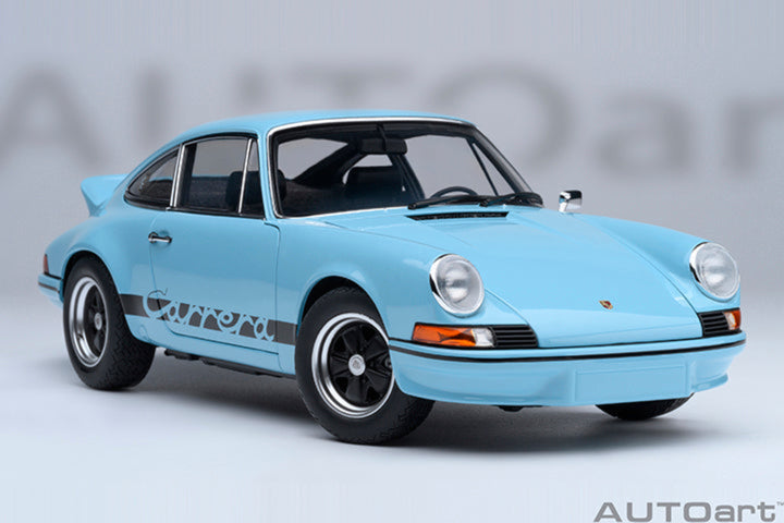 AUTOart 1:18 Porsche 911 Carrera 2.7 RS Gulf Blue/Black Stripes 78032