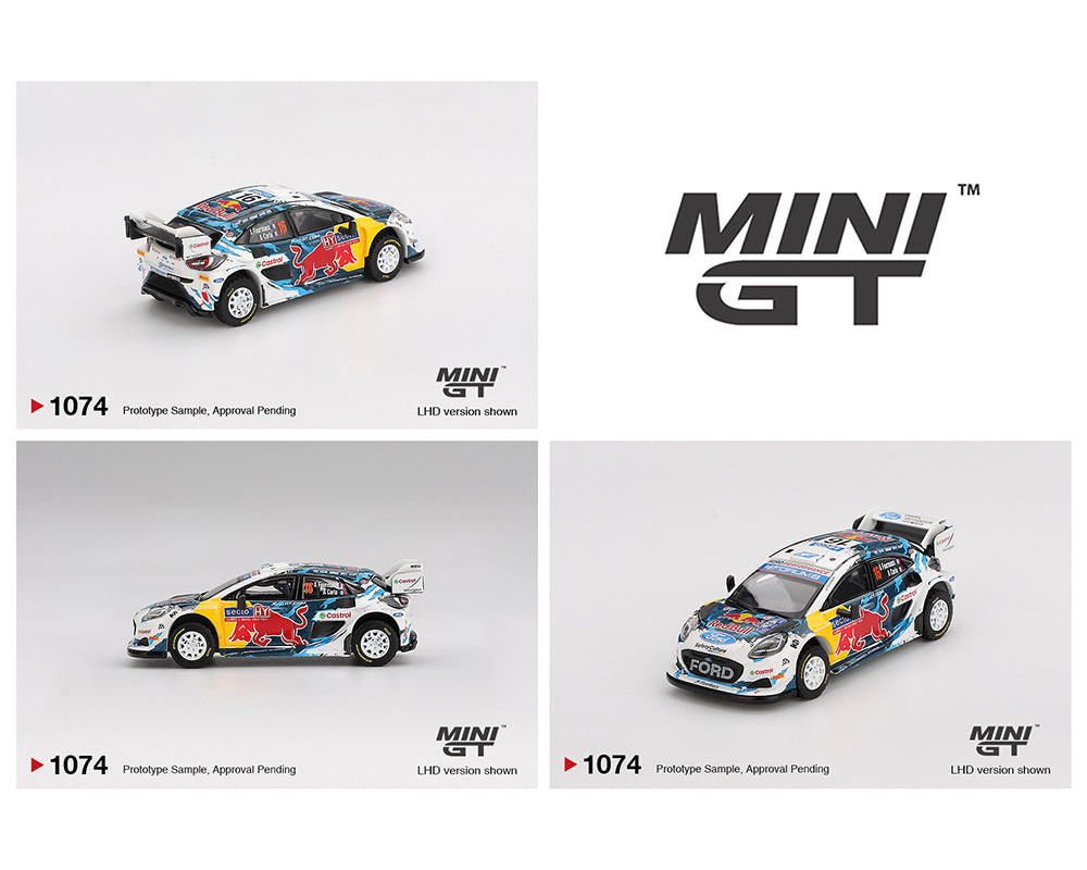 MINI GT 1:64 Ford Puma Rally1 #16 M-Sport Ford WRT 2024 Rally