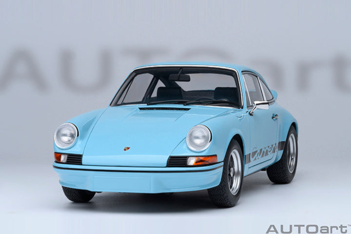 AUTOart 1:18 Porsche 911 Carrera 2.7 RS Gulf Blue/Black Stripes 78032