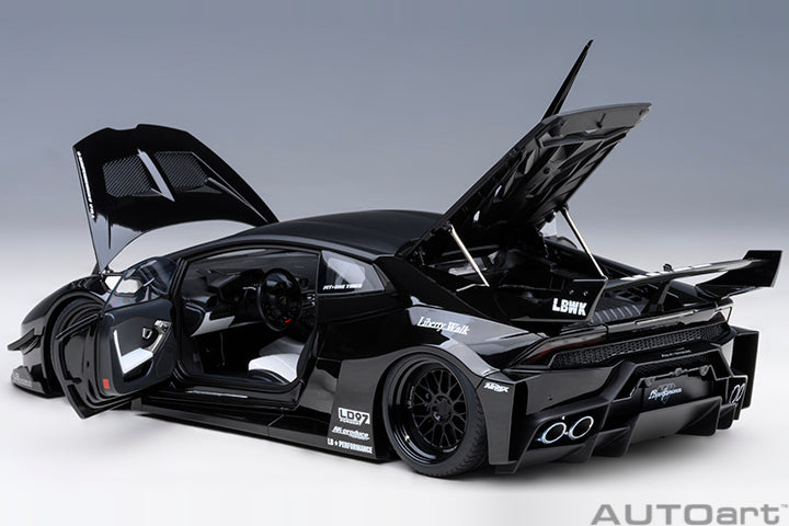 AUTOart 1:18 Liberty Walk LB Silhouette Works Huracan GT Black 79129