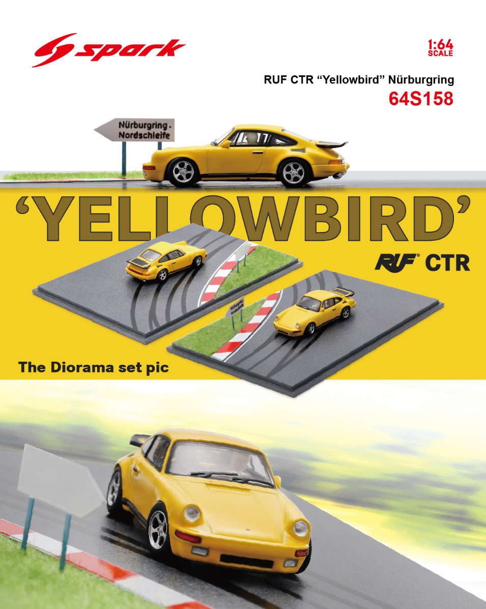 Preorder] Spark 1:64 Porsche RUF CTR Prototype Nürburgring (With