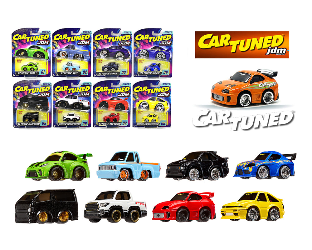 CarTuned 1:64 Premier Series 3 JDM Tuners Toyota Assort of 8