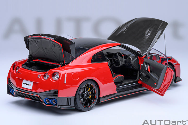 AUTOart 1:18 Nissan GTR R35 Nismo 2022 Special Edition in Vibrant Red 77502