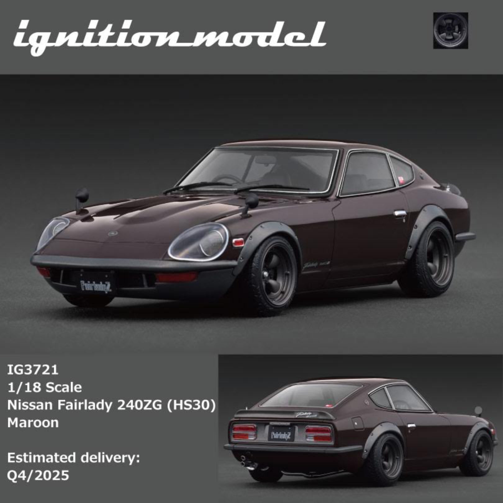Preorder] Ignition Model 1:18 Nissan Fairlady 240ZG (HS30