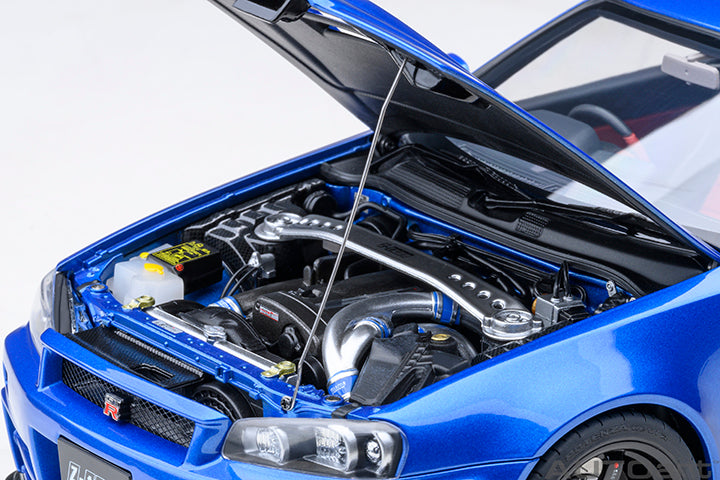AUTOart 1:18 Nissan Skyline Nismo R34 GTR Z-Tune in Bayside Blue 77462