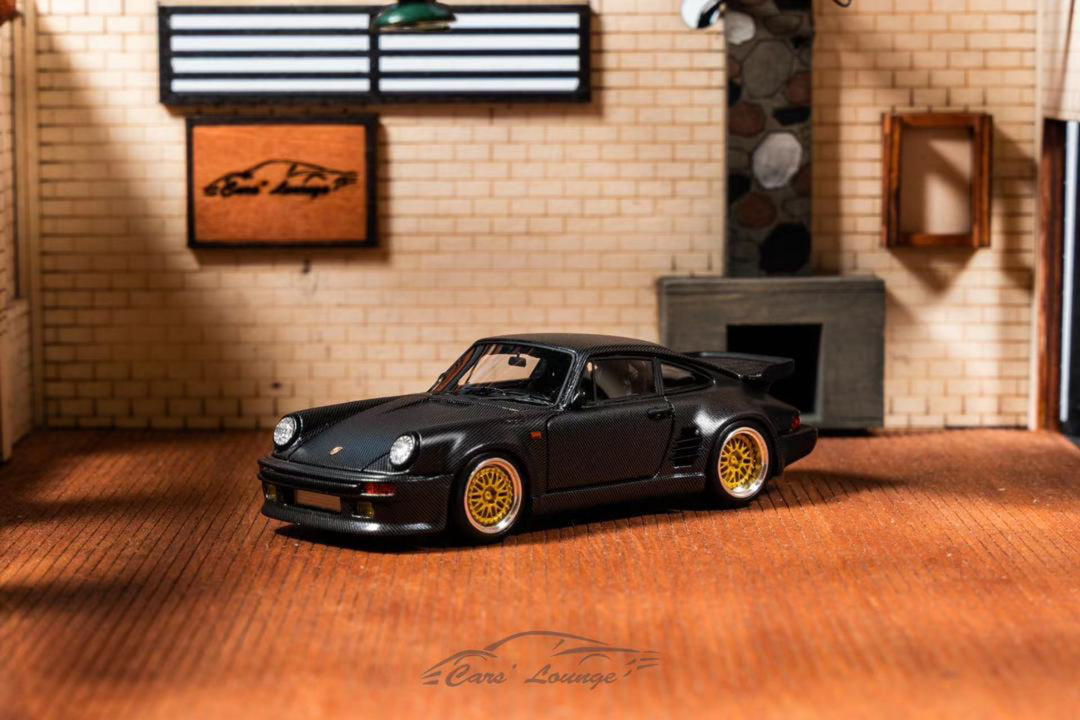 Car's Lounge 1:64 Porsche RWB 930 Blackbird Full Carbon