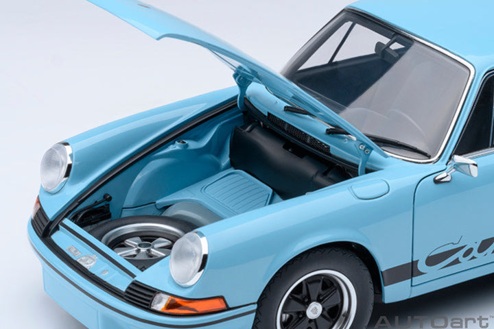 AUTOart 1:18 Porsche 911 Carrera 2.7 RS Gulf Blue/Black Stripes 78032