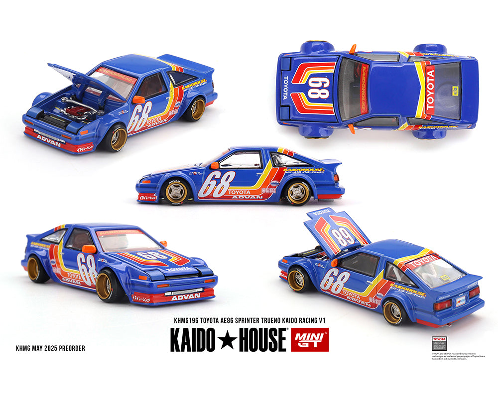Preorder] Kaido House x Mini GT 1:64 Toyota AE86 Sprinter Trueno