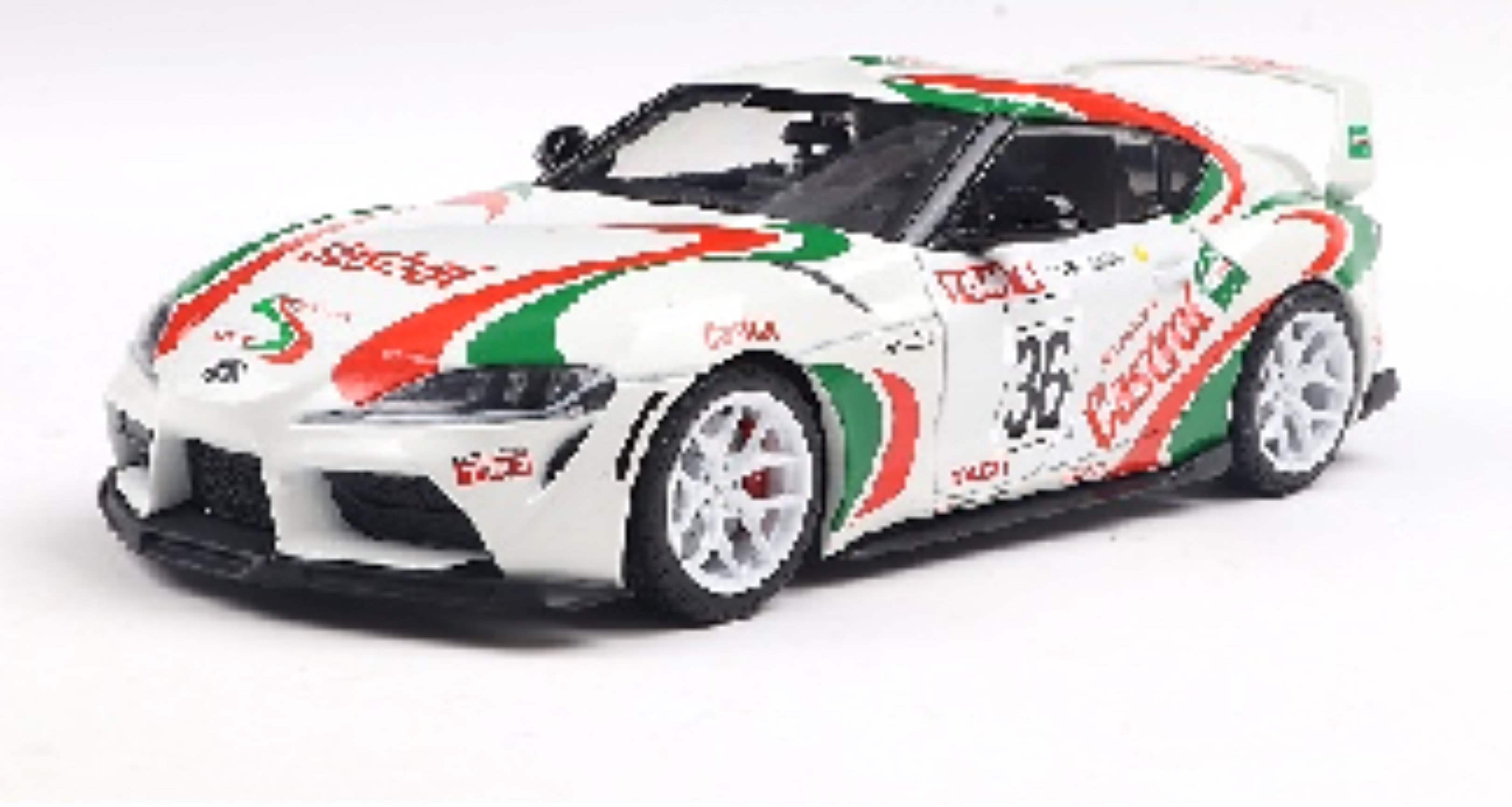 SOLIDOトヨタ GRスープラ 1/18 ミニカー ホワイトトミカ付 Solido 1:18 TOYOTA GR SUPRA TOYOTA RACING TRIBUTE WHITE 2024
