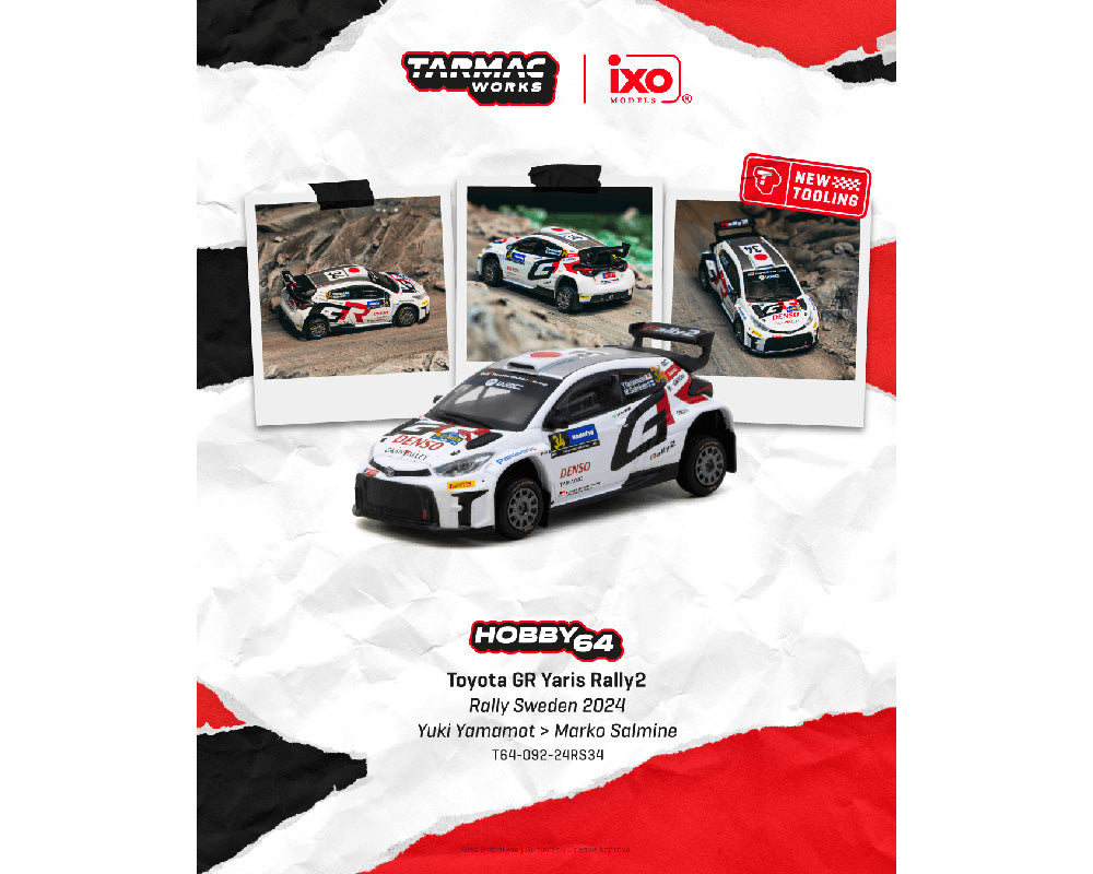 Preorder] Tarmac Works 1:64 Toyota GR Yaris Rally2 Rally Sweden