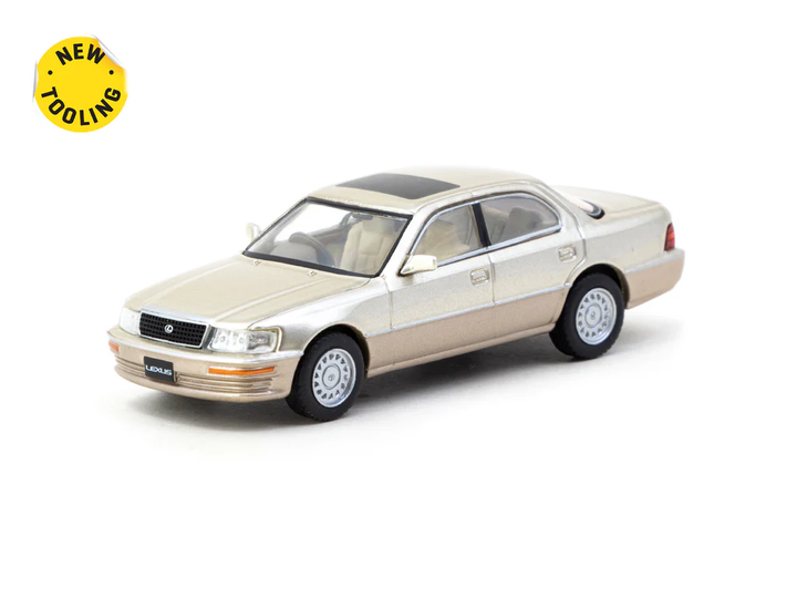 Tarmac Works 1:64 Lexus LS400 Champagne Beige Metallic T64G-082-GO