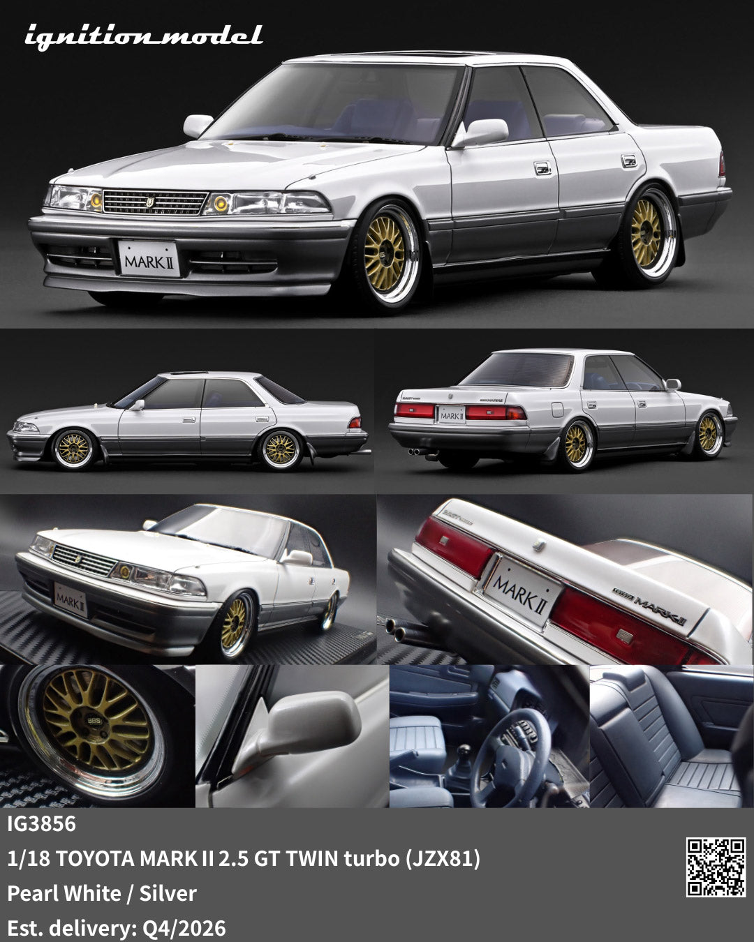 Preorder] Ignition Model 1:18 TOYOTA MARKⅡ2.5 GT TWIN turbo