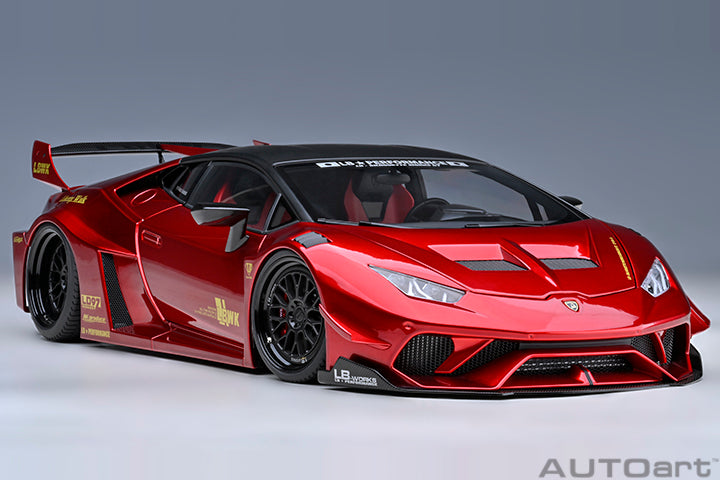 AUTOart 1:18 Liberty Walk LB Silhouette Works Huracan GT Red