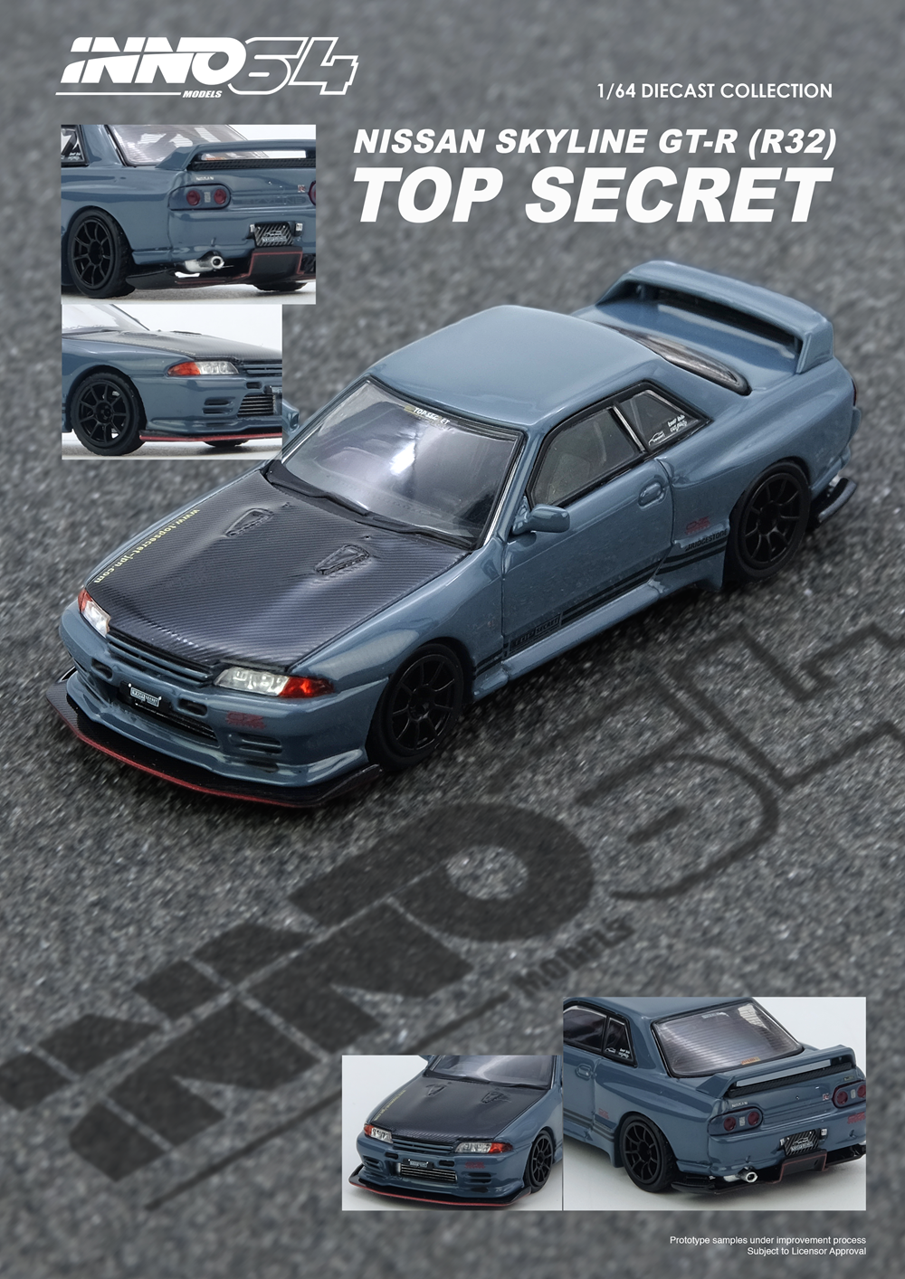 TOP SECRET 1/64ミニカー Pop Race Top Secret GT300 Supra (A80) Gold #229 1/64 | eBay