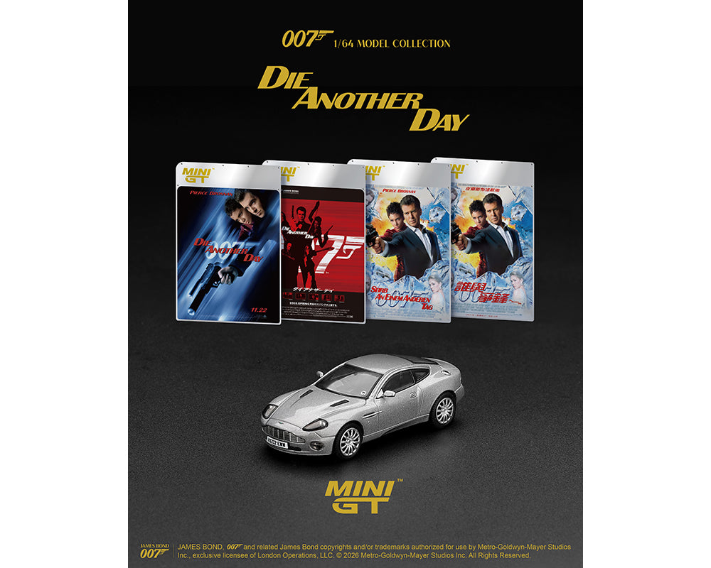 Preorder] Mini GT 1:64 James Bond 007 Aston Martin V12 Vanquish