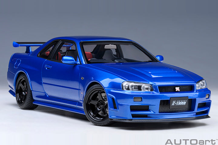 AUTOart 1:18 Nissan Skyline Nismo R34 GTR Z-Tune in Bayside Blue 77462