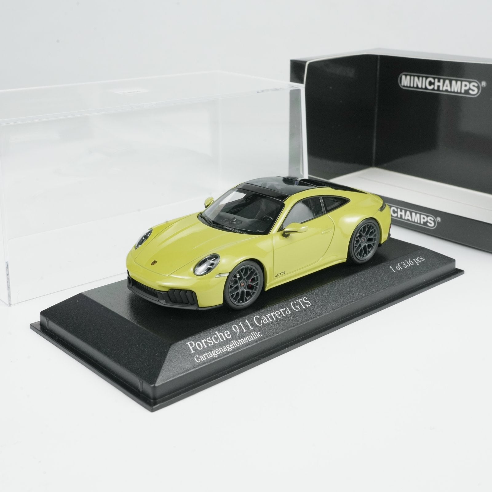 MINICHAMPS 1:43 PORSCHE 911 (992.2) CARRERA GTS 2024-YELLOW