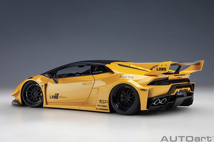 AUTOart 1:18 Liberty Walk LB Silhouette Works Huracan GT Metallic Yellow