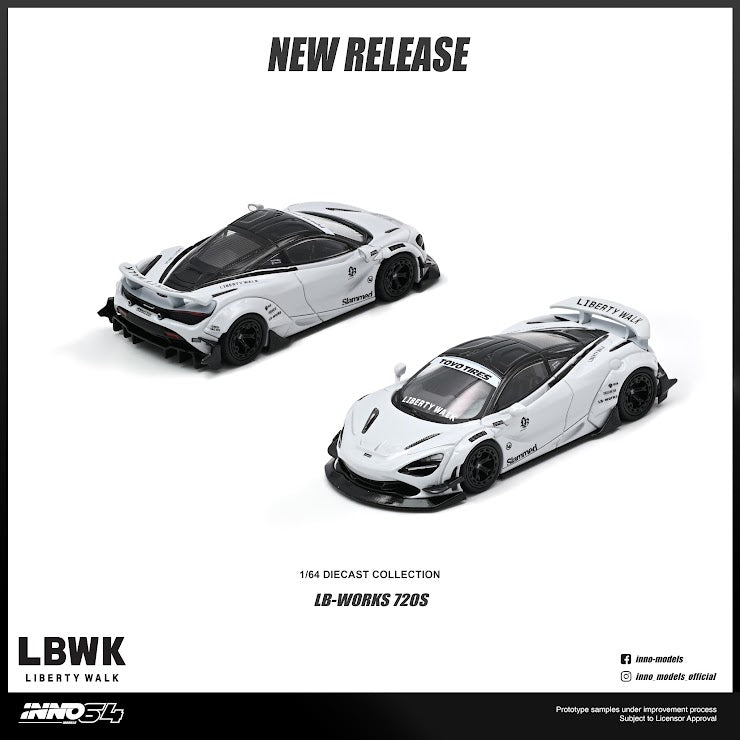 Preorder] Inno64 1:64 LIBERTY WALK 720S IN64-LBWK720S-01 – Horizon