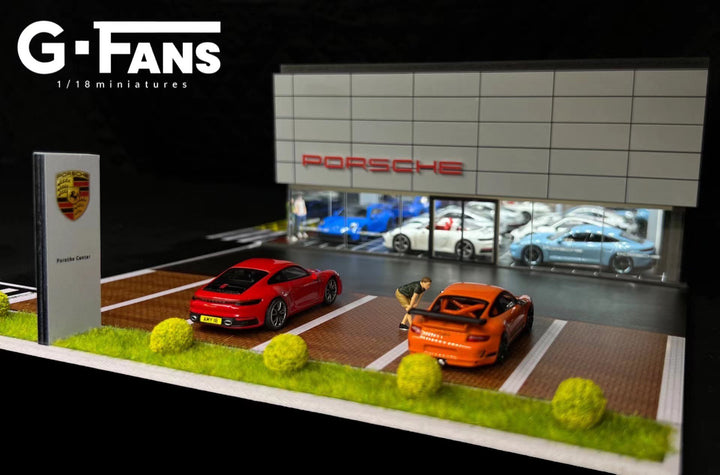 G.Fans 1:64 Diorama Porsche Center Building 710031
