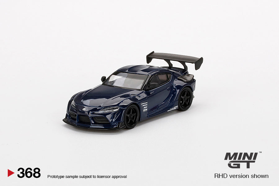 Mini GT 1:64 HKS Toyota GR Supra (A90) Downshift Blue LHD