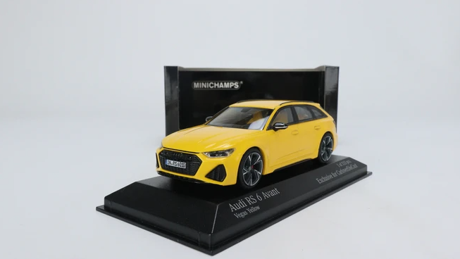 Backorder] MINICHAMPS 1:43 Audi RS6 Avant Vegas Yellow – Horizon