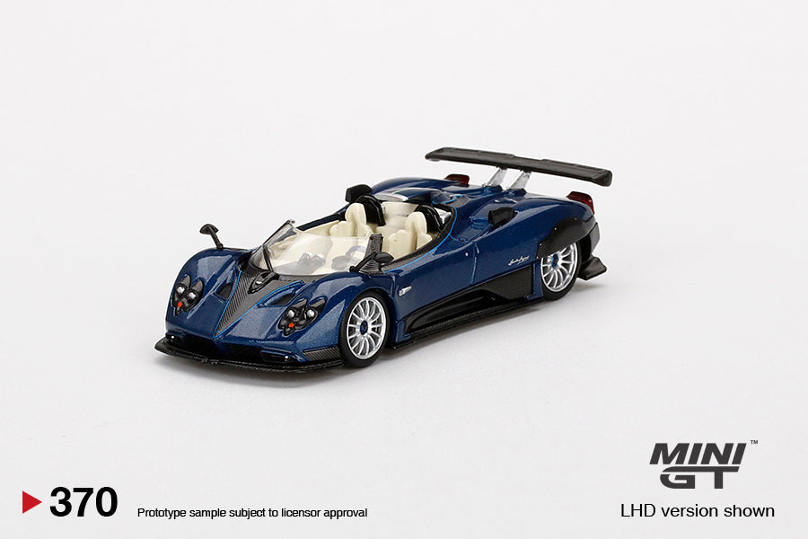 ミニカー MINI GT Pagani Zonda HP Barchetta Blue Mini GT 1:64 Pagani Zonda HP Barchetta Blue Tricolor LHD MGT00370