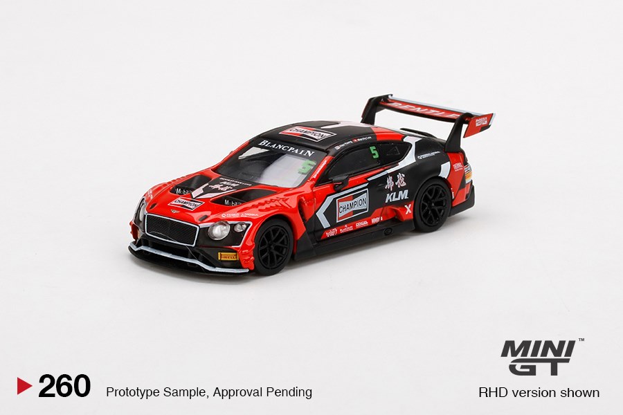 Mini GT 1 64 Bentley Continental GT3 5 2018 Blancpain GT Asia