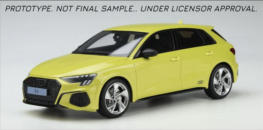 GT Spirit 1:18 2020 AUDI S3 SPORTBACK Yellow