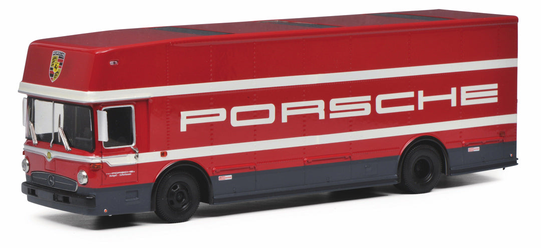 Schuco 1:64 Race Car Transporter Porsche Die-Cast 452026100