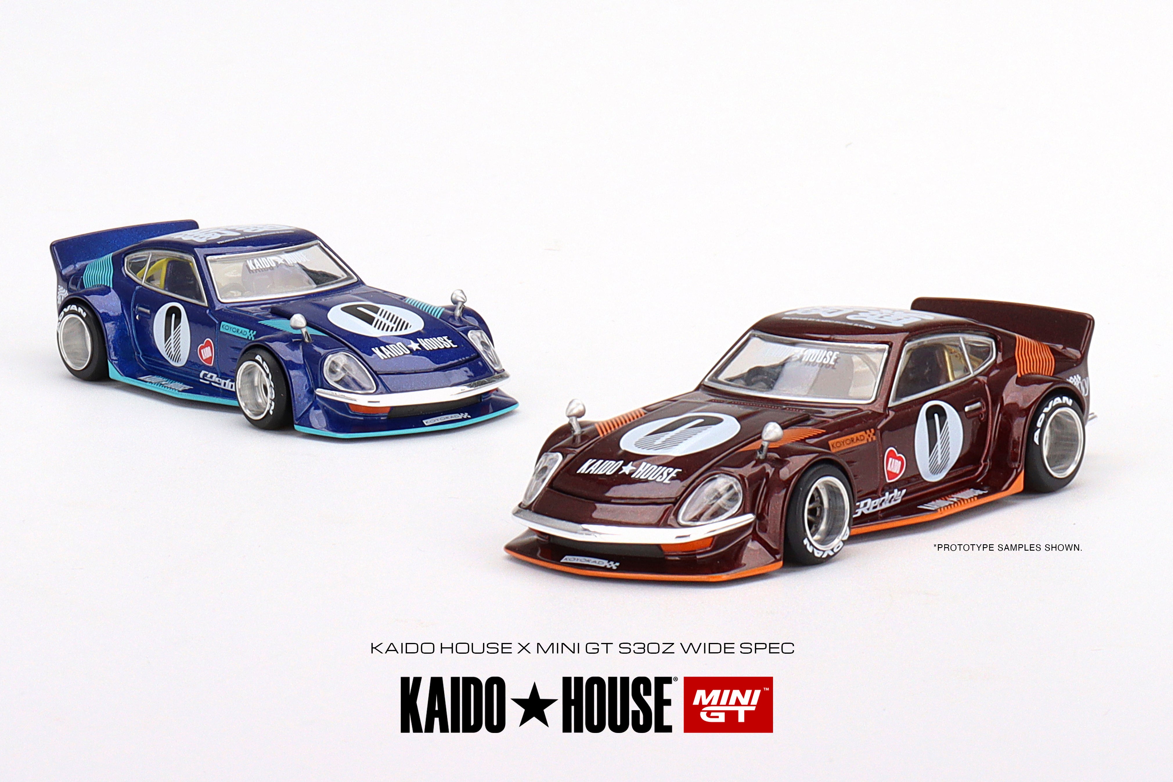 Kaido House + MINIGT 1:64 Datsun KAIDO Fairlady Z RHD Blue Dark